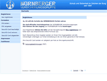 Tablet Screenshot of nuernberger-extranet-hilfe.de